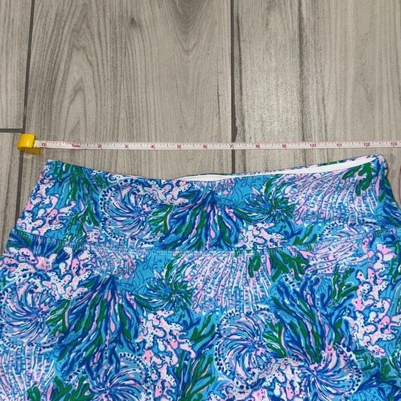 Lilly Pulitzer Zadora High‎ Rise Skort Las Olas Aqua Strong Current Sea XS - NWT - Picture 6 of 9